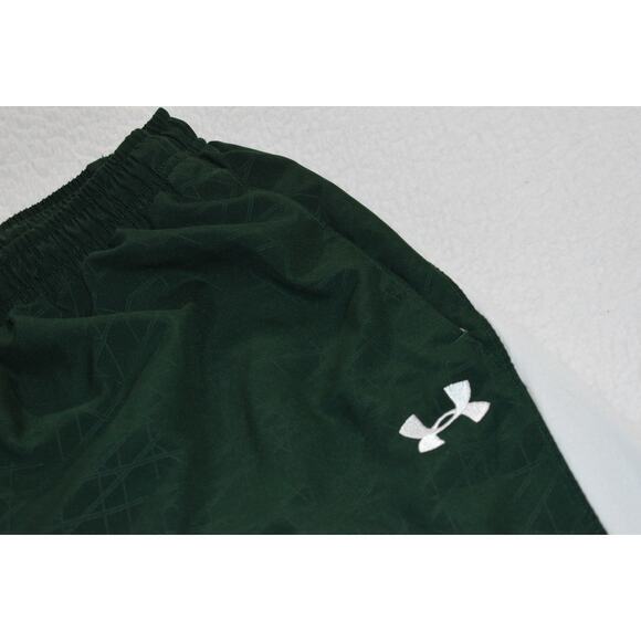 Under Armour Gym Shorts Workout Mens Size Large With Pockets Performance Green - Picture 4 of 7